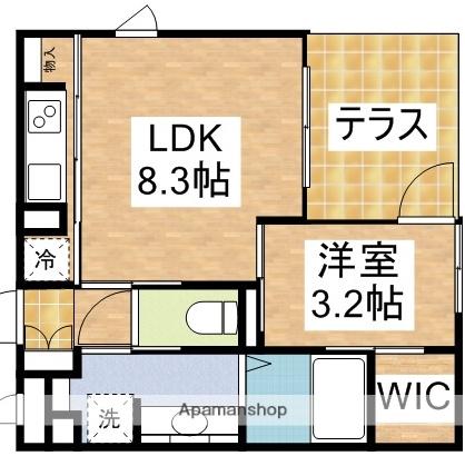 ハイデンス吹田(1LDK/1階)の間取り写真