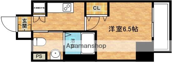 レジュールアッシュ北大阪GRAND STAGE(1K/8階)の間取り写真