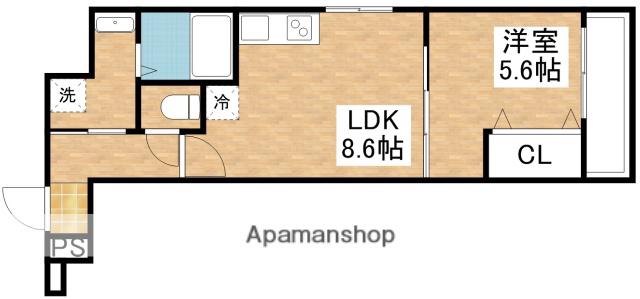フジパレス瑞光ⅩⅡ番館(1LDK/1階)の間取り写真