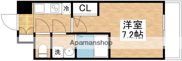 M-RESIDENCE新大阪GARDEN(1K/8階)の間取り写真
