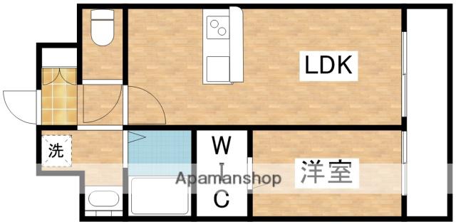 LUXE新大阪3(1LDK/7階)の間取り写真