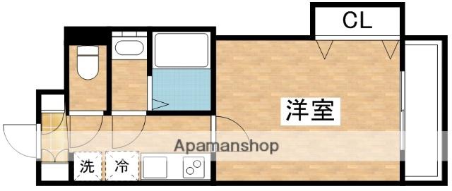LUXE新大阪3(1K/7階)の間取り写真