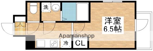 エスリード新北野グランリンク(1K/10階)の間取り写真