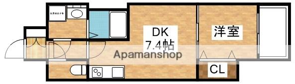 レオンコンフォート新大阪ウインズ(1DK/5階)の間取り写真