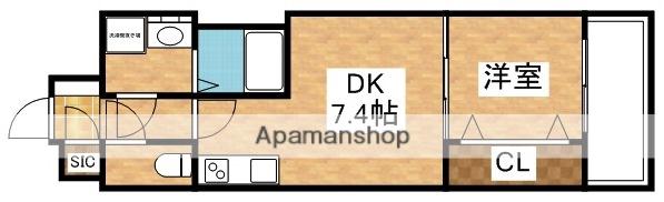 レオンコンフォート新大阪ウインズ(1DK/4階)の間取り写真