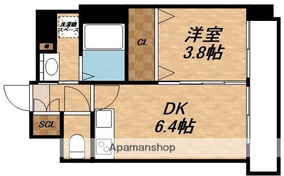 エスタート御幣島(1DK/6階)の間取り写真