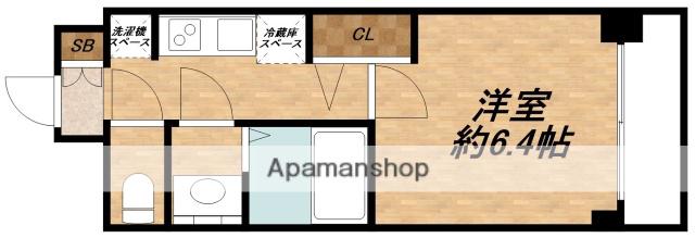 プレサンス新大阪ジェイズ(1K/8階)の間取り写真