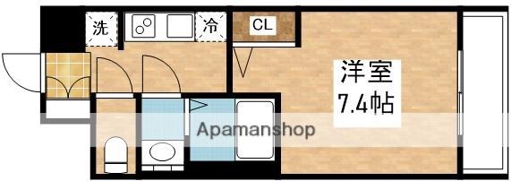 大阪ウエストレジデンス2(1K/8階)の間取り写真