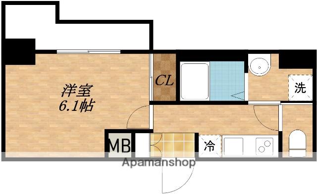 DIMUS新大阪(1K/4階)の間取り写真