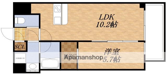 グランカーサ新大阪サウス(1LDK/5階)の間取り写真