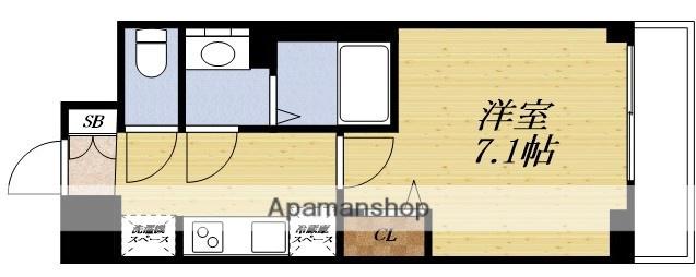 プレサンス新大阪ストリーム(1K/3階)の間取り写真