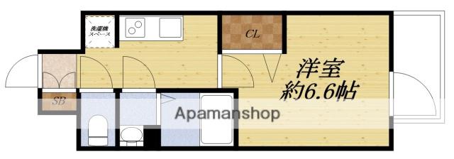 アドバンス大阪ヴェンティ(1K/8階)の間取り写真