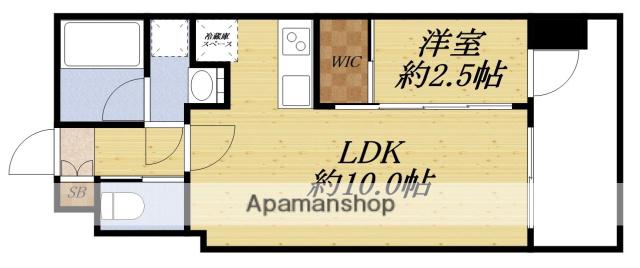 セレニテ西中島アリア弐番館(1LDK/10階)の間取り写真