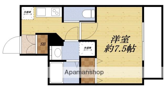 プライマル新大阪(1K/3階)の間取り写真
