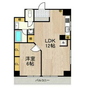 アルカディア イン(1LDK/2階)の間取り写真