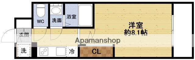 メインステージ大阪ノースGATEⅠ(1K/2階)の間取り写真