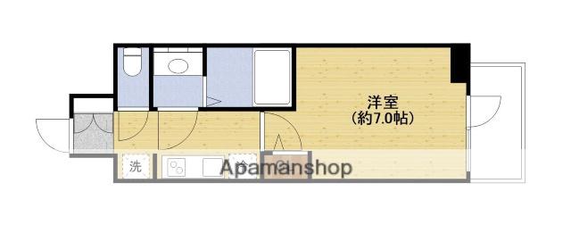 CASA REGULUS 新大阪北(1K/8階)の間取り写真