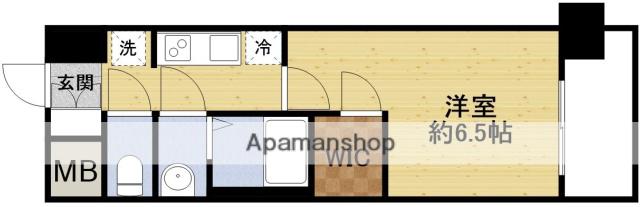 ファーストフィオーレ塚本リベルテ(1K/5階)の間取り写真