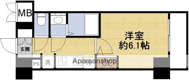 MV.IMP新大阪(1K/2階)の間取り写真