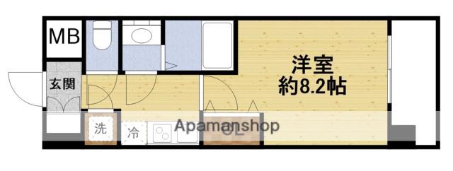 セレニテ江坂ミラク(1K/7階)の間取り写真