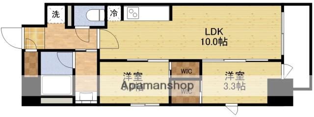 リビオメゾン新大阪(2LDK/9階)の間取り写真