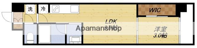 リビオメゾン新大阪(1LDK/13階)の間取り写真