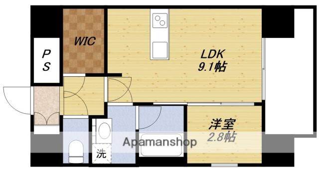 エル・セレーノ新大阪北(1LDK/10階)の間取り写真