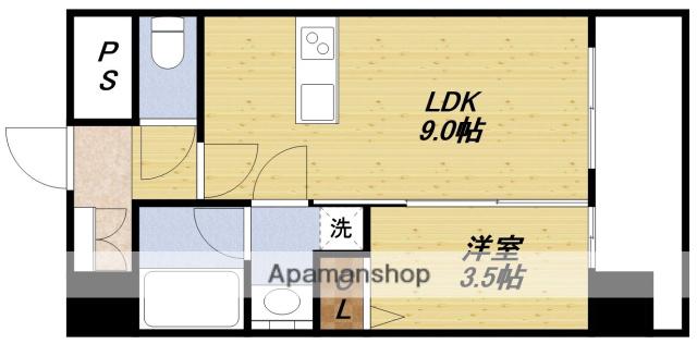 エル・セレーノ新大阪北(1LDK/11階)の間取り写真