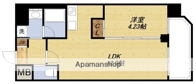 プレジオ西中島ASIAN(1LDK/10階)の間取り写真