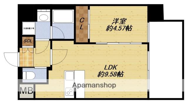 プレジオ塚本ASIAN(1LDK/3階)の間取り写真