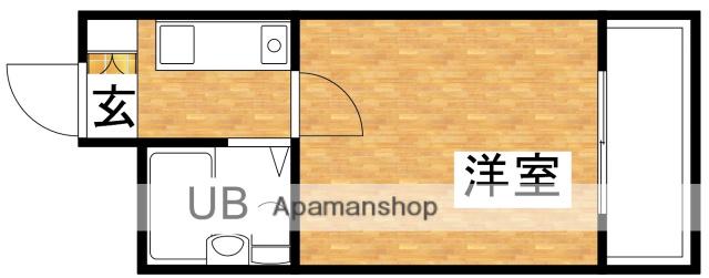 ミフネセントラルベア東淀川(1K/8階)の間取り写真
