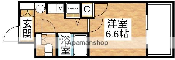 プロシード新大阪 CITYLIFE(1K/2階)の間取り写真