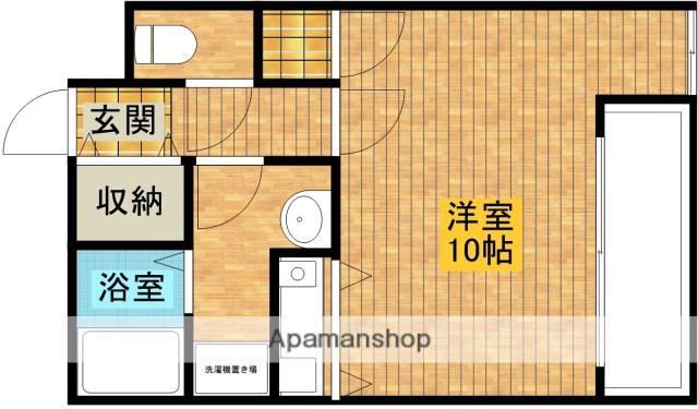 C-WING(ワンルーム/9階)の間取り写真