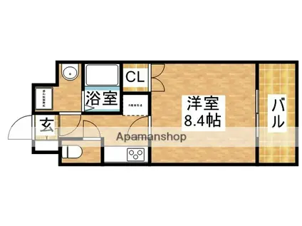 クレアート新大阪セレニティ(1K/7階)の間取り写真