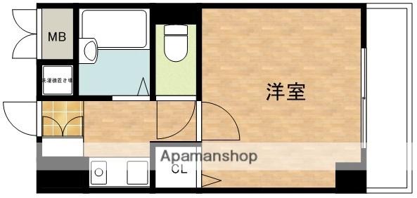 サンイースト江坂(1K/3階)の間取り写真