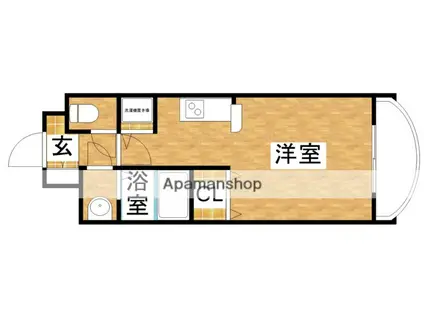 ノルデンタワー新大阪アネックス(1K/6階)の間取り写真