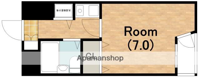 ノアーズアーク桃谷駅前(1K/6階)の間取り写真