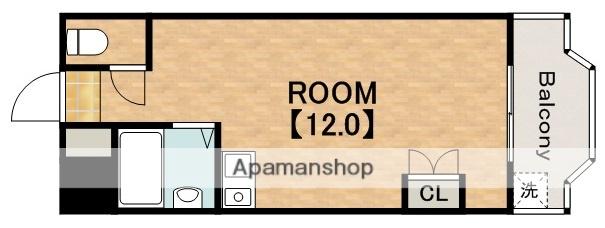 アンヘルム杭全(ワンルーム/5階)の間取り写真