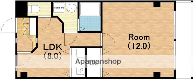 サンシティ中野(1LDK/5階)の間取り写真