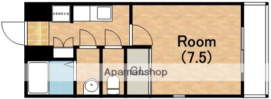 シィーゲルブール(1K/2階)の間取り写真