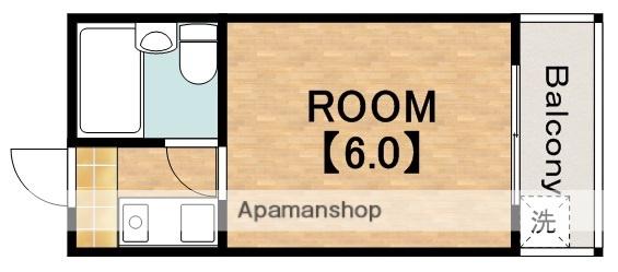 ルネッサンス エリエール(ワンルーム/8階)の間取り写真