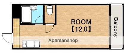 シティアーク天王寺(ワンルーム/2階)の間取り写真