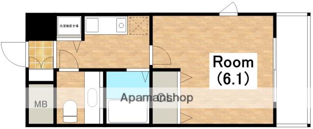 ジュネス東住吉(1K/10階)の間取り写真