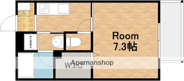 大阪メトロ堺筋線 天下茶屋駅 徒歩10分 2階建 築18年(1K/1階)の間取り写真
