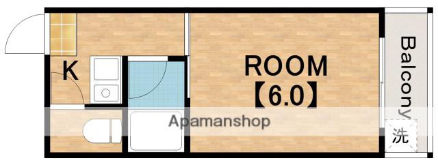 グランドリーペペ平野東(1K/8階)の間取り写真