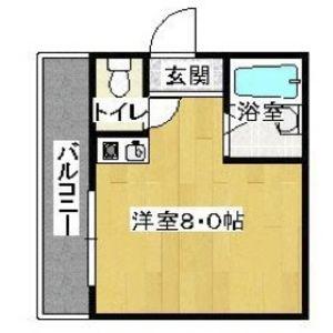 アイエムタワー(ワンルーム/7階)の間取り写真