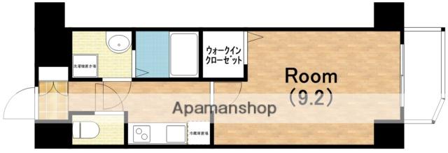 サンシティ ハルカ(1K/6階)の間取り写真