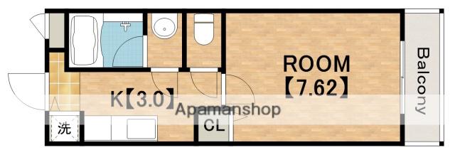 セルバ住之江(1K/1階)の間取り写真