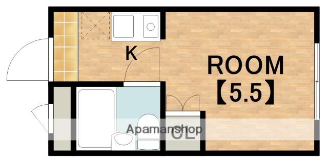 パシフィック新今宮(ワンルーム/8階)の間取り写真