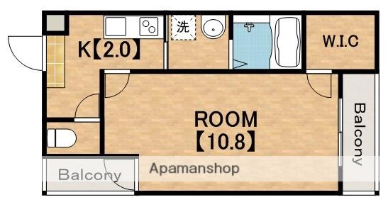 フジパレス西加賀屋5番館(1K/1階)の間取り写真